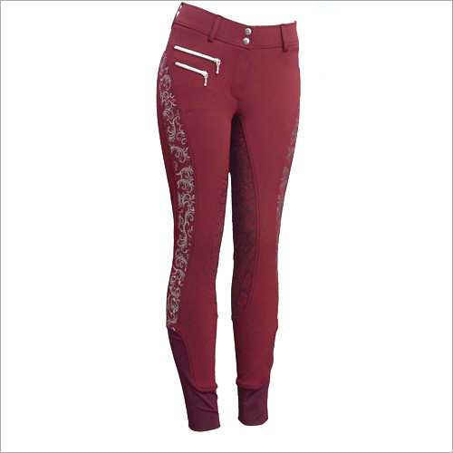 Maroon Horse Riding Breeches