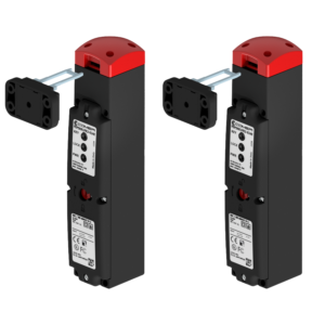 RFID कोडेड सेपरेटेड एक्ट्यूएटर-प्लास्टिक केसिंग के साथ इलेक्ट्रोमैग्नेटिक सेफ्टी डिवाइस।