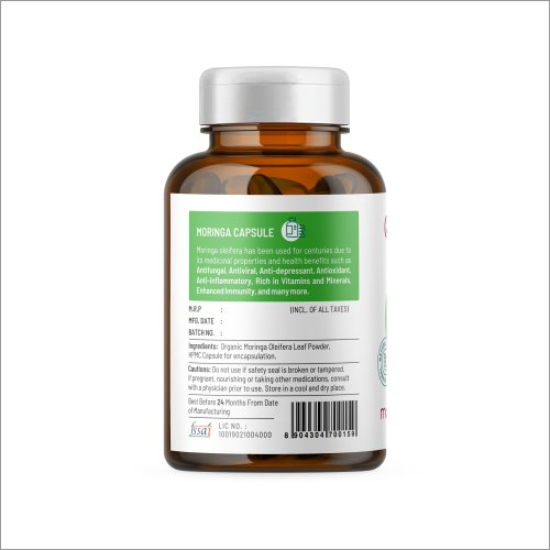 Organic Moringa Capsules