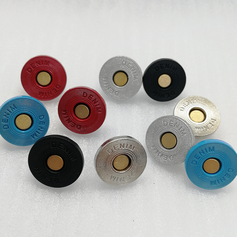 As Picture 17mm Spraying Oil Paint Two Parts Combination Active Bottom Alloy Button