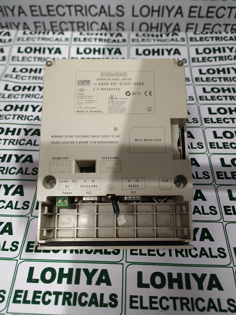 Siemens 6av6 641-0ca01-0ax0 Operator Panel Op77b