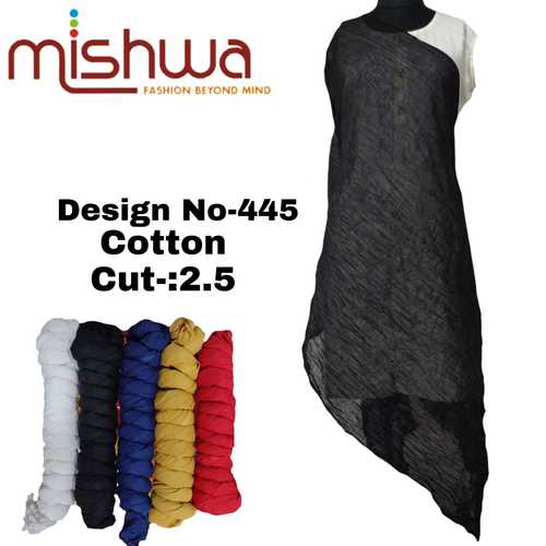 Ladies Plain Cotton Dupatta - 2.25 Meters with Mindi Lace | Available in 5 Colors, All-Season Casual Wear, Chinnon Foil Print