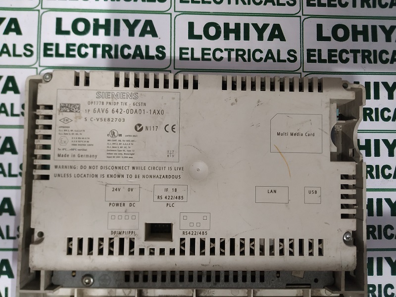 Siemens 6av6 642-0da01-1ax0 0p177b Pn/dp T/k 6cstn