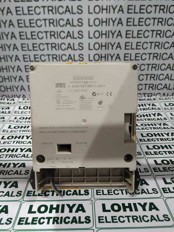 Siemens 6av6 641-0ba11-0ax1 Operator Panel Op77a