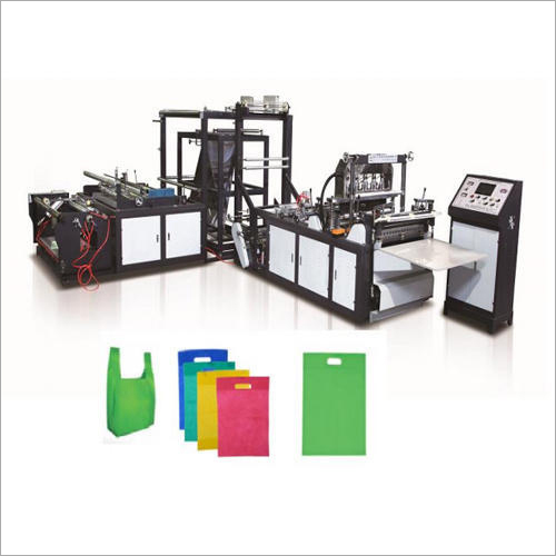 Non Woven D-Cut Bag Making Machine