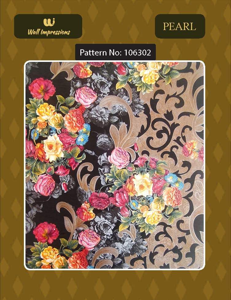 Pvc Wallpaper - Eco-friendly Flower Designs | Stylish, Non-toxic, Perfect For Home And Office Spaces