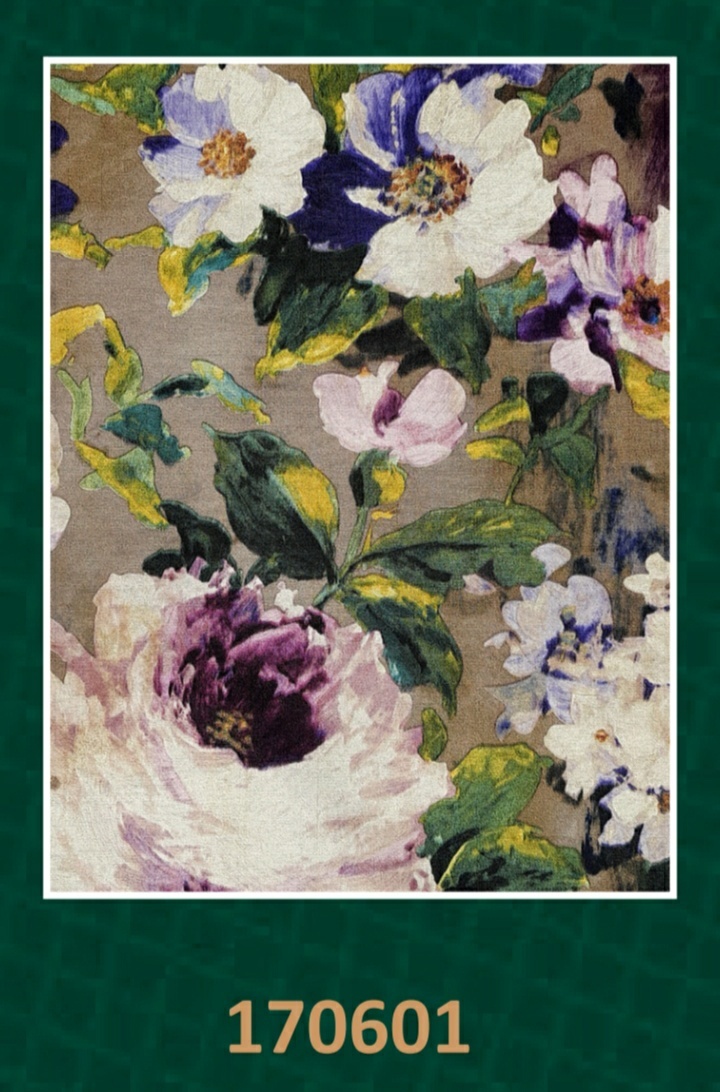 Pvc Wallpaper - Eco-friendly Flower Designs | Stylish, Non-toxic, Perfect For Home And Office Spaces