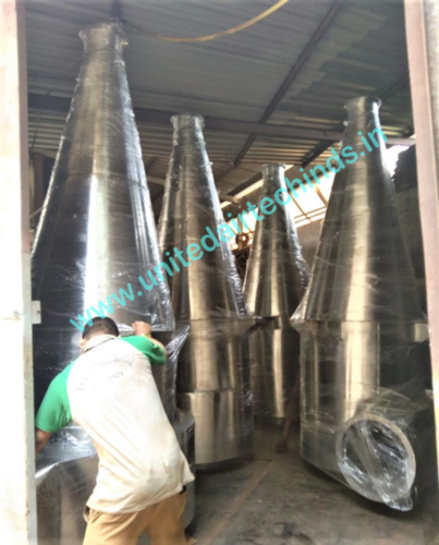 Stainless Steel Cyclone Dust Separator - Color: Siemens Grey