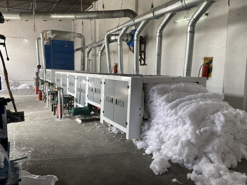 White Textile Waste Recycling Machine