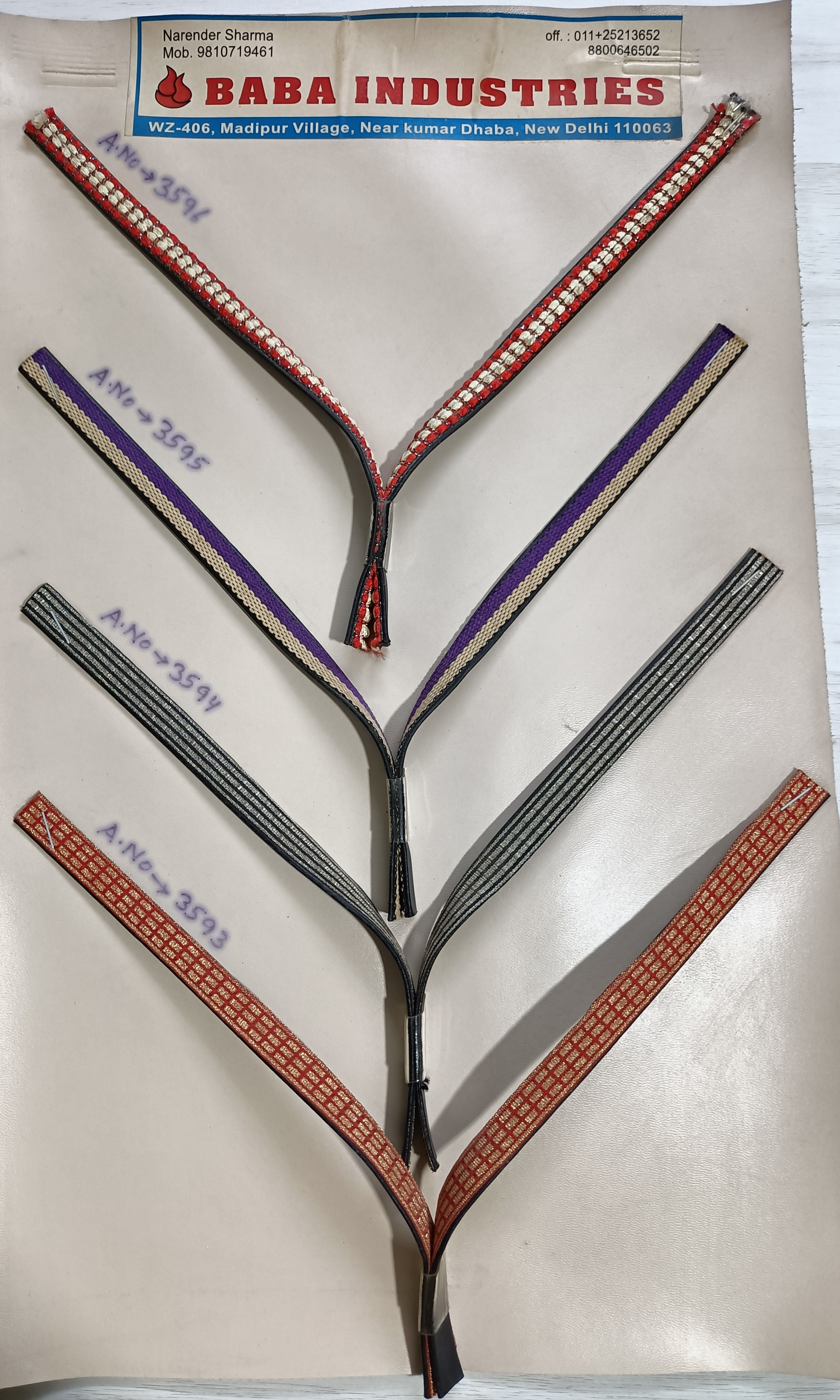 Ladies Footwear Upper Straps V Shape - Pvc Material, 10-12 Mm V-shaped Straps Design, Available In Various Colors For Stylish Comfort