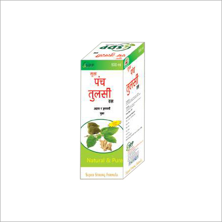 Panch Tulsi - Liquid Herbal Extract | 12 Months Shelf Life, Promotes Height Increase