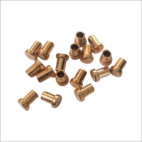 Bimetal Hollow Contact Rivet - 0.1mm-3mm Diameter, Round Flat Head | Low Contact Resistance, High Mechanical Strength, Effective Electrical Fitting