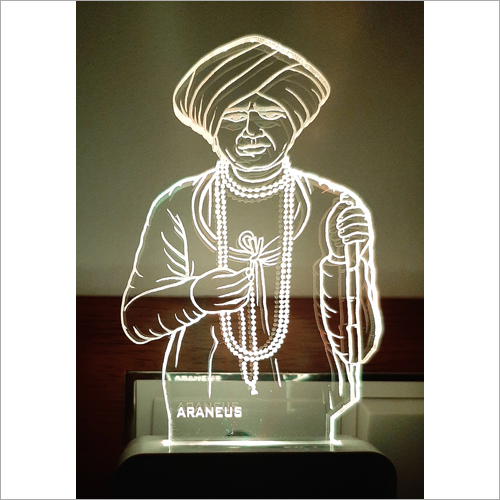 Decorative Acrylic Night Lamp - Acrylic Material, Multiple Size Options | Modern Design with Electric Power Source