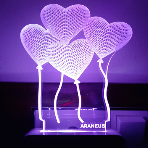 Unicept 3D Stylish Night Lamp - Electric Power Source, Various Sizes Available | Modern Design for Contemporary Interiors