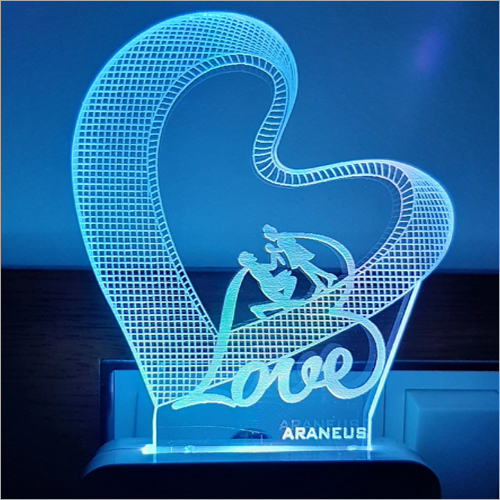 3D Acrylic Night Lamp - Acrylic Material, Various Sizes Available | Electric Power Source, Versatile Nighttime Illumination