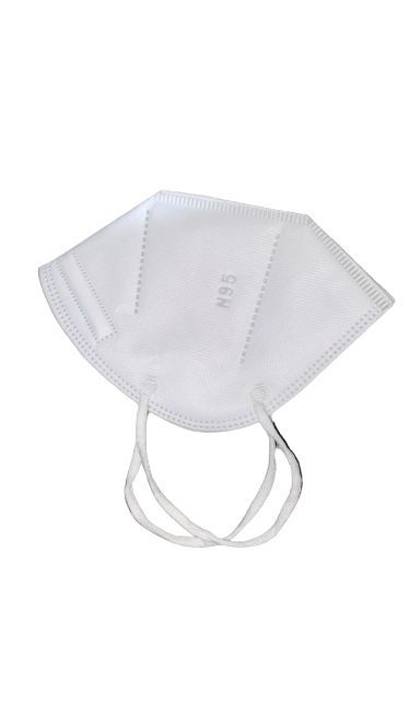 White N95 Face Mask Size: Standard