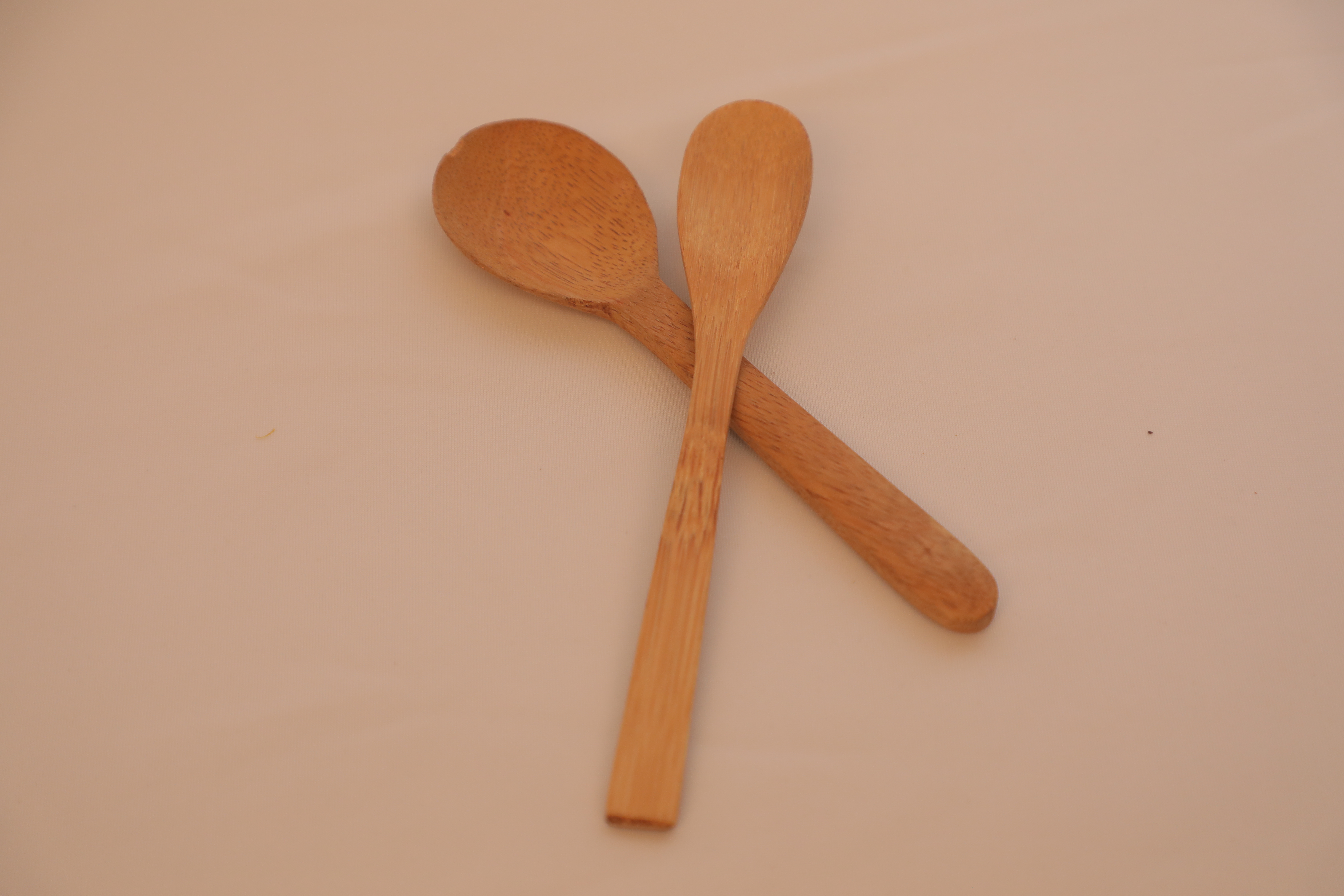 Wooden Spoons And Fork - Wood Material, 7x5x3 Cm Dimensions, Brown Color | Untreated Finish, Set Of Three For Everyday Food Serving