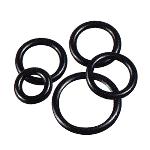 Viton Rubber O Ring - Synthetic Rubber, Various Sizes Available, Black | Durable, Flexible, Smooth Surface for Sealing Applications in Industrial Machinery