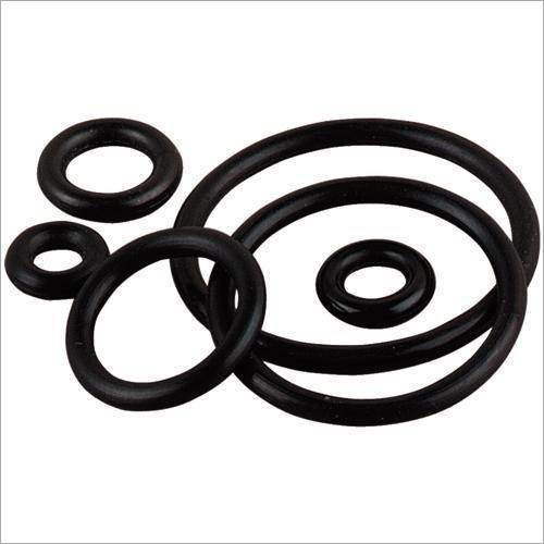 Industrial Rubber O Ring - Rubber, Varies Diameter, Black | High Durability, Smooth Surface Finish, Moderate Temperature Resistance, Lightweight