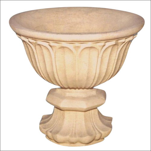 Color Coated Off White Rcc Flower Pot