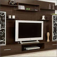 लकड़ी के टीवी मनोरंजन इकाई