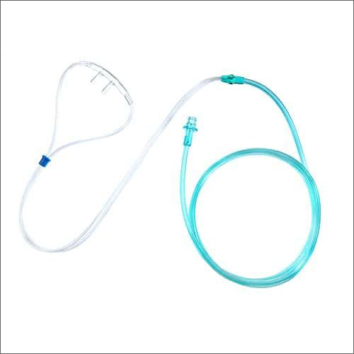 Nasal Oxygen Cannula - Medical Grade PVC, 6 Feet Length, Green Color - Dual Prongs, Standard 15mm Connector, Ethylene Oxide Sterilization, Adjustable Flow Rate 1-15 LPM