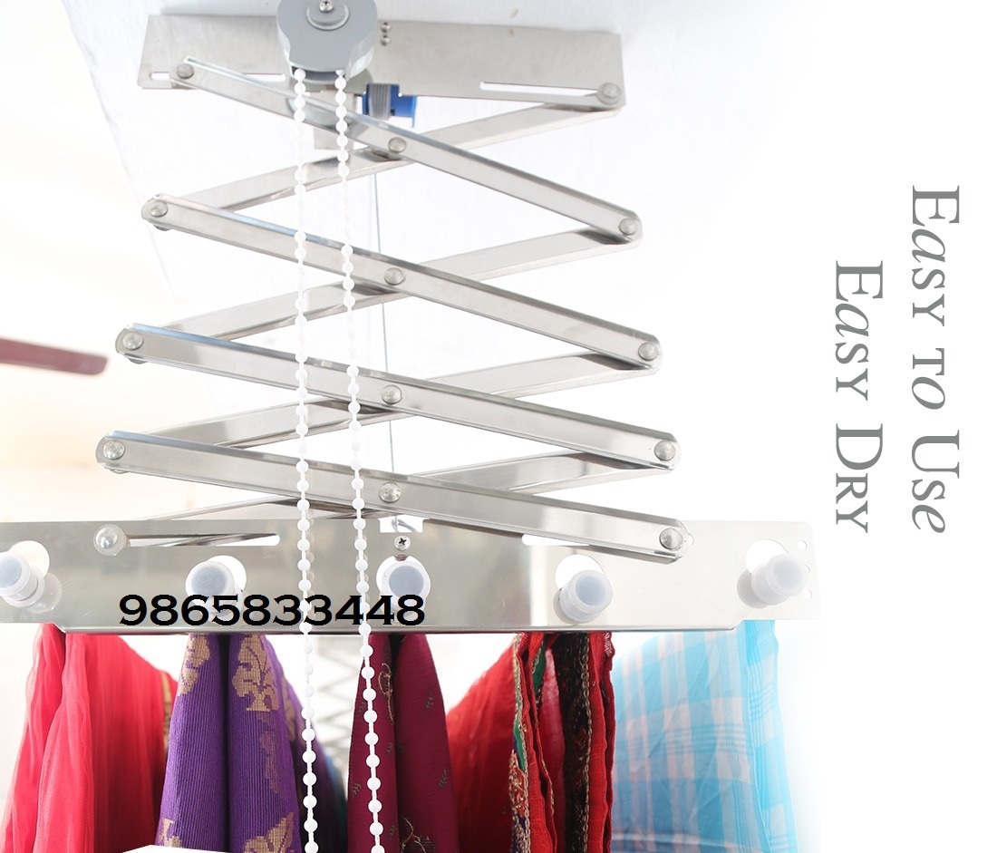 Silver Ceiling Cloth Drying Hanger In Kp Colony