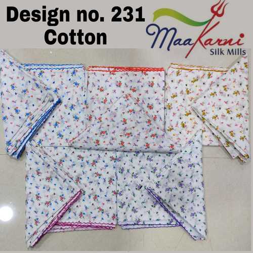 Seam White Cotton Dupatta