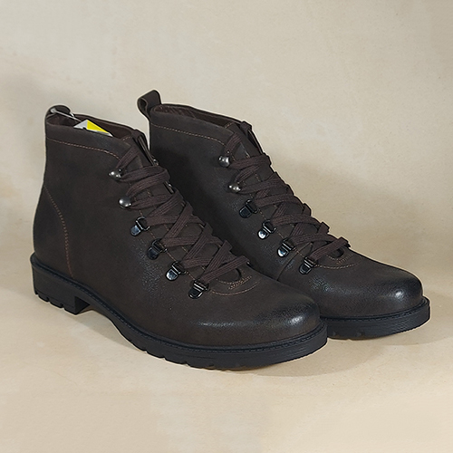 Brown Lace Up Men's Boot
