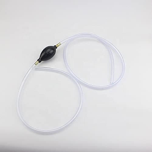 Fuel Transfer Pump - Rubber, Plastic | 1-2 Meters Hose Length, Black, Variable Flow Rate, Ideal For Easy Fuel Transfer Between Containers