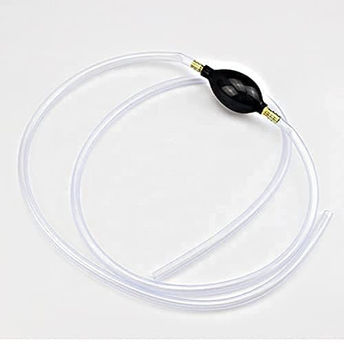 Fuel Transfer Pump - Rubber, Plastic | 1-2 Meters Hose Length, Black, Variable Flow Rate, Ideal For Easy Fuel Transfer Between Containers