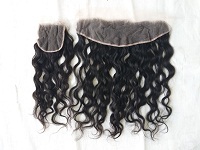 Curly Lace Frontal - 100% Remy Indian Human Hair, 10-28 Inch | No Shedding, Tangle-free, Silky Smooth Texture, Nits Lice Free