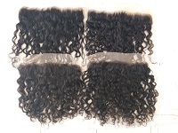 Curly Lace Frontal - 100% Remy Indian Human Hair, 10-28 Inch | No Shedding, Tangle-free, Silky Smooth Texture, Nits Lice Free