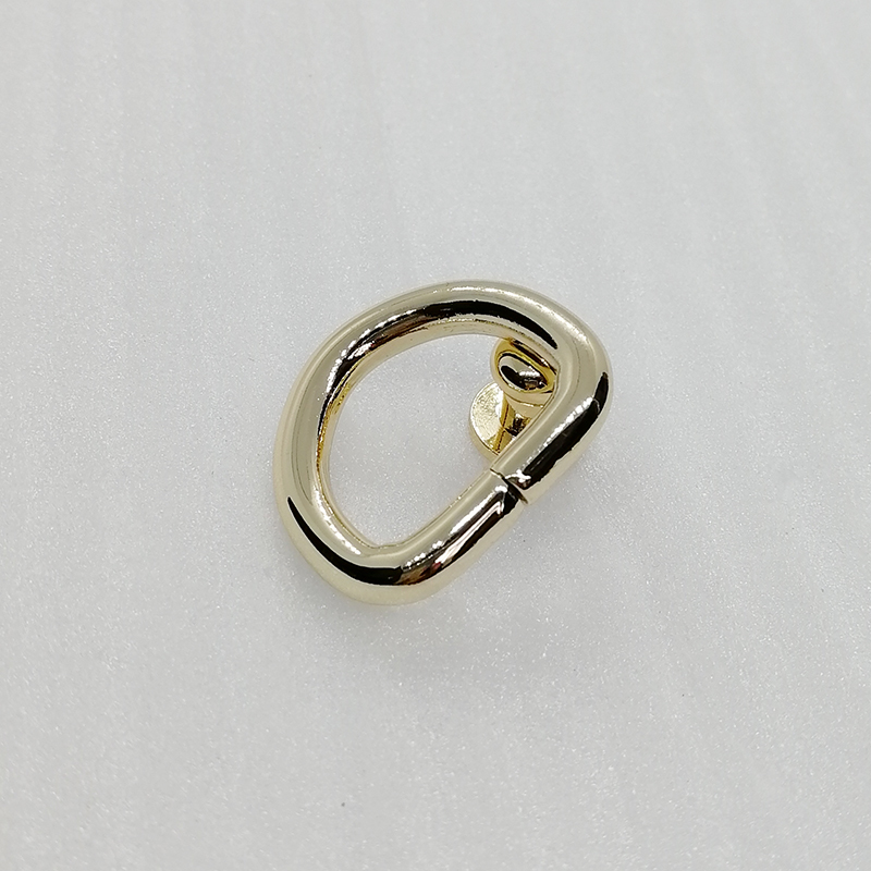16mm High Quality Metal Casting D Ring For Bag Accessories Size: 16*13mm