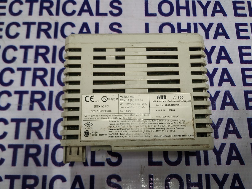 Abb 3bsc690071r1 Ai 890 Analog Input I/o Module