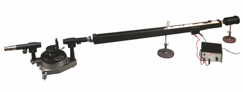 आयोडीन वाष्प के अवशोषण स्पेक्ट्रम का अध्ययन करने के लिए।