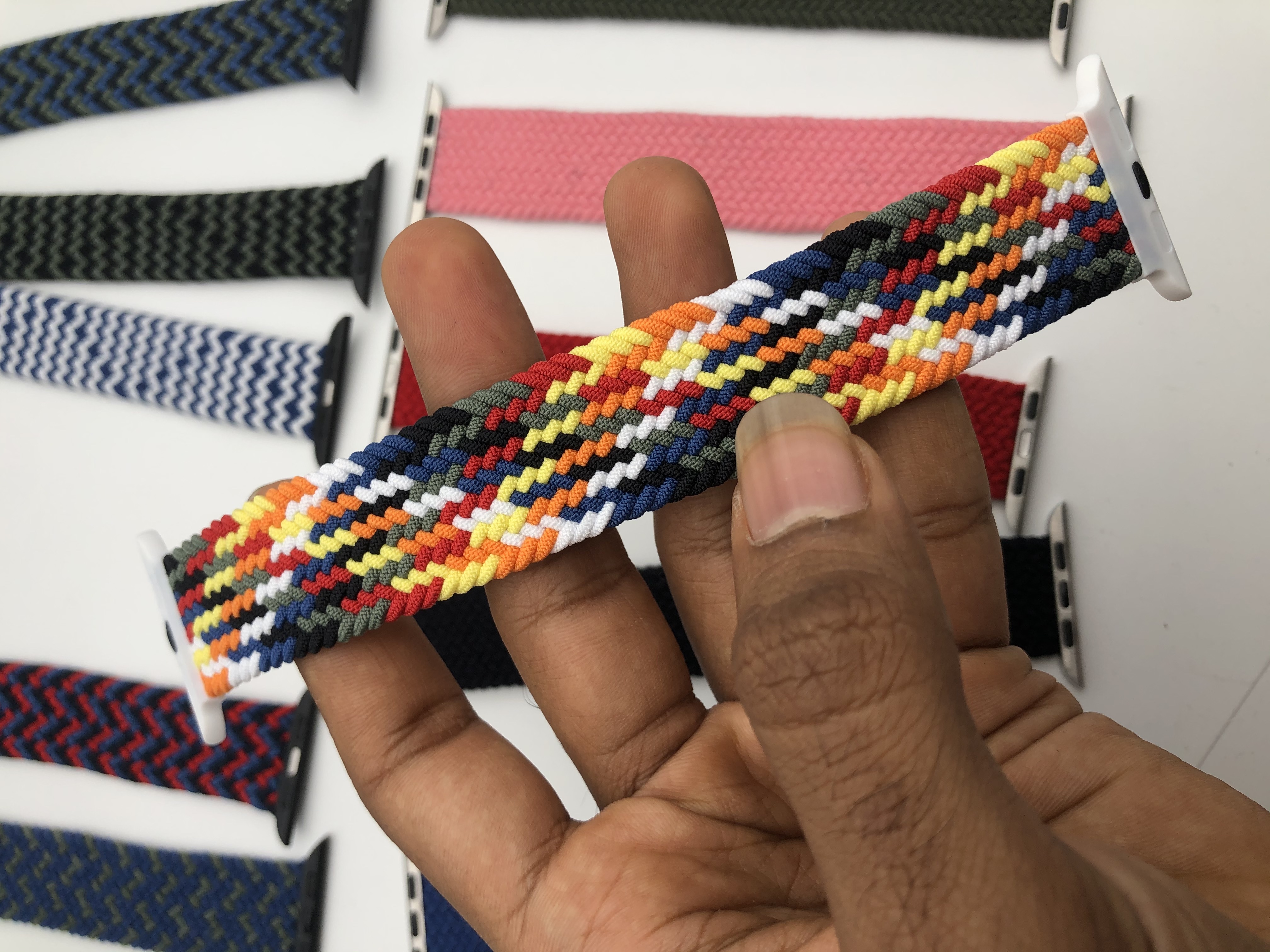 Braided Watch Strap Color Of Band: Mix