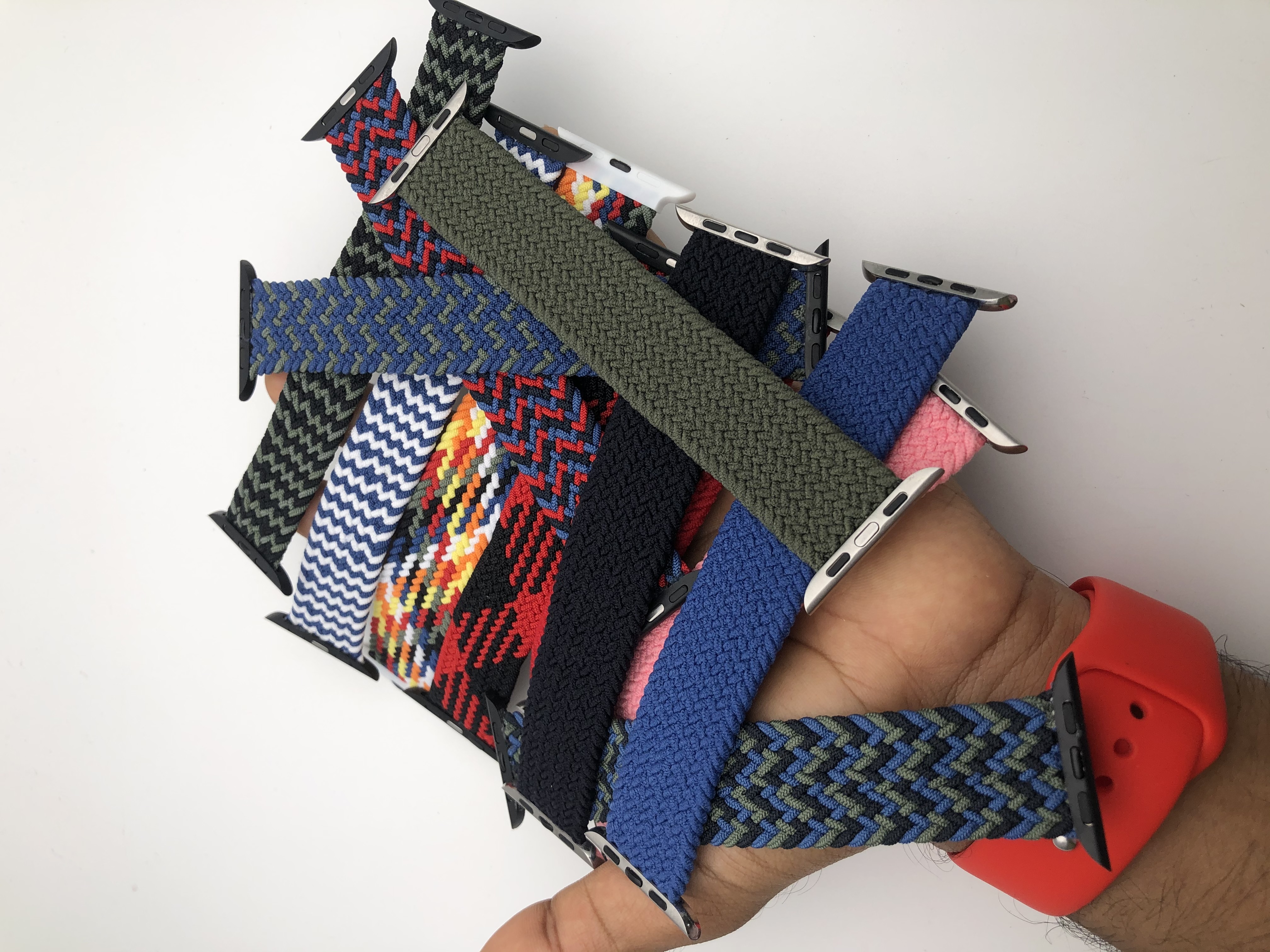 Braided Watch Strap Color Of Band: Mix