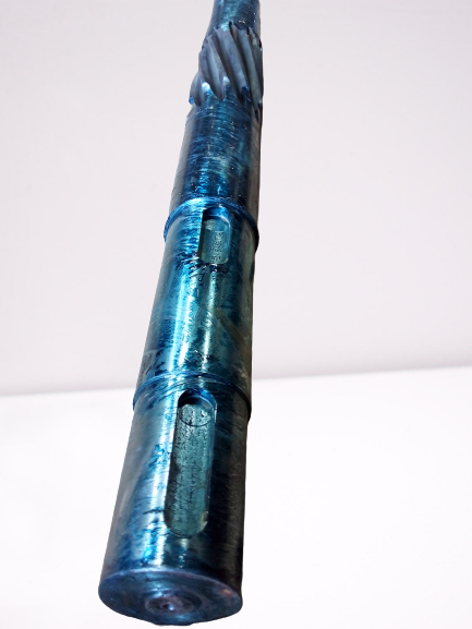 Pinion Shaft For Saicho 20mt Over Head Crane - Color: Silver-black