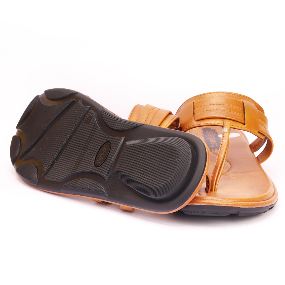Men's Kolhapuri Slippers - Tpr Sole, Sizes 7 To 10, Rust Color | Soft, Stylish, Anti-skid, Water Resistant Footwear For All Seasons