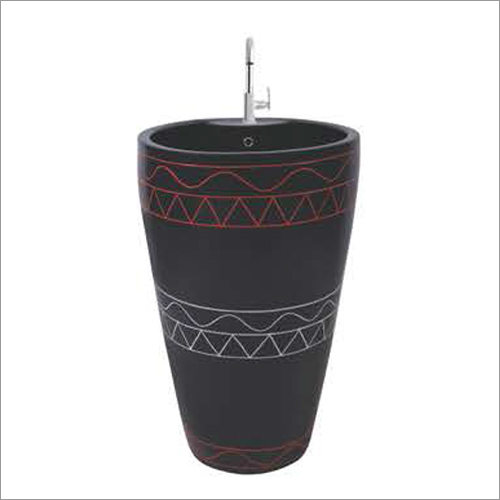 डिजाइनर डब्ल्यूबी पेडस्टल वॉश बेसिन