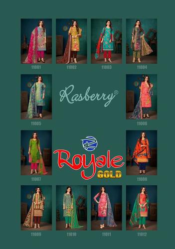 Pure Cotton Printed Unstitched Ladies Suit