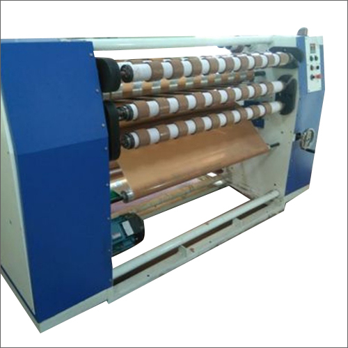 Semi Automatic Jumbo Bopp Tape Slitting Machine