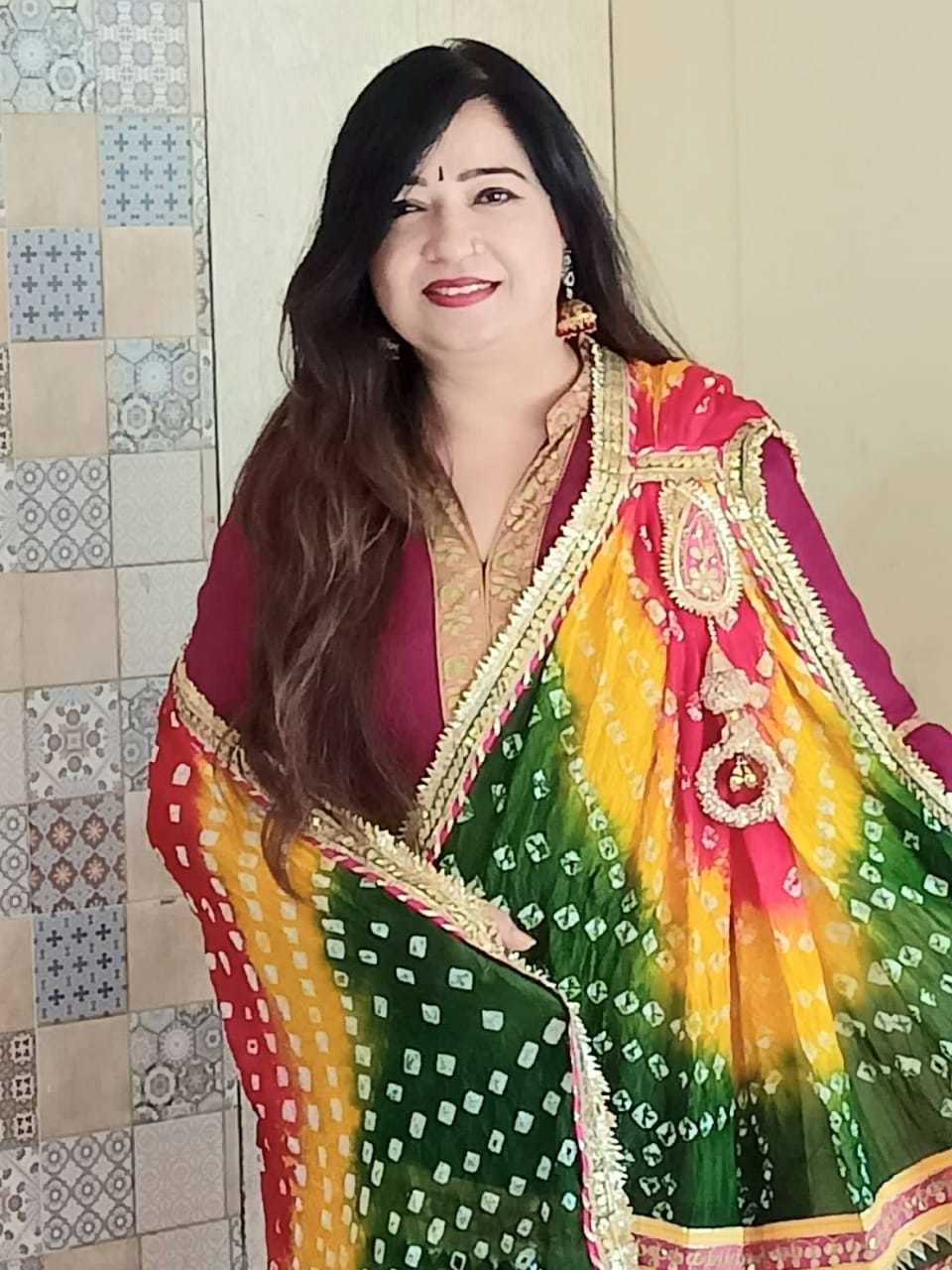 Different Colors Karwa Chauth Dupatta