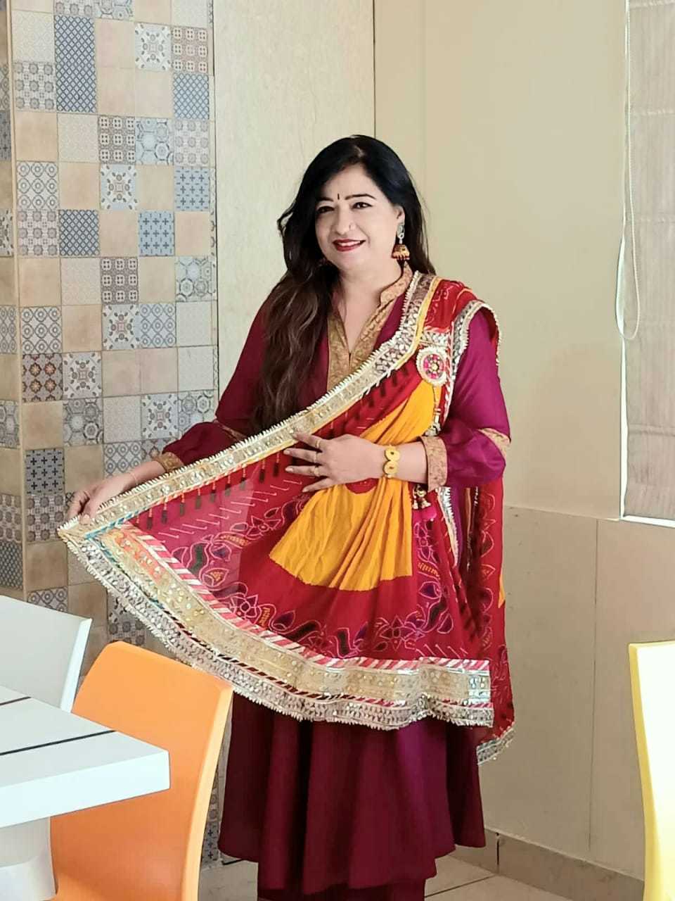 Different Colors Karwa Chauth Dupatta
