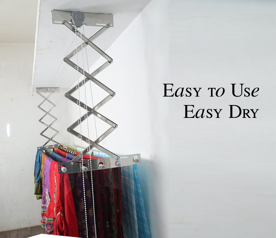Silver Ceiling Cloth Drying Hanger In Kanyakumari