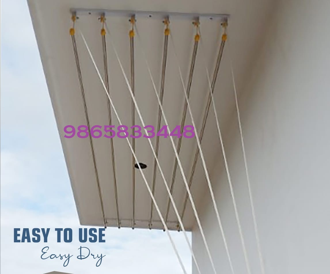Silver Ceiling Cloth Drying Hanger In Nilgiris