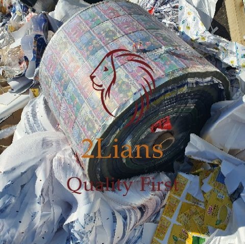 पॉलीप्रोपाइलीन पीपी प्रिंटेड फिल्म रोल प्लास्टिक स्क्रैप