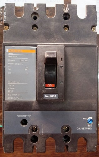 MERLIN GERIN (NKF250C) 200 AMP MCCB