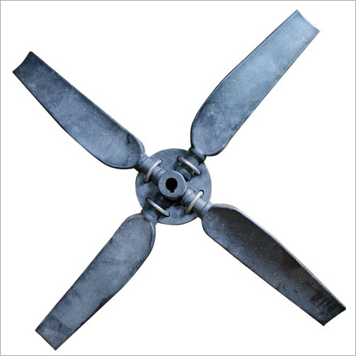 Cooling Tower Fan Blade - Fiberglass Reinforced Plastic, 12x4 Inches | 4 Blades, 1500 RPM Rotation Speed, -20 to 80°C Operating Temperature, 1.5 kg Weight